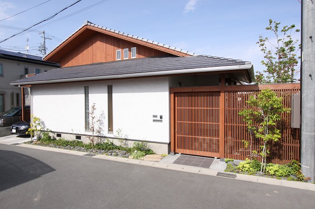 「中庭のある風景」　＃２２７　豊橋市大清水町平屋の家 